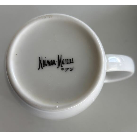 Fitz & Floyd Wild Birds Neiman Marcus Mugs Yellow Finch and Robin Set of 2 FLAWS - Picture 5 of 10